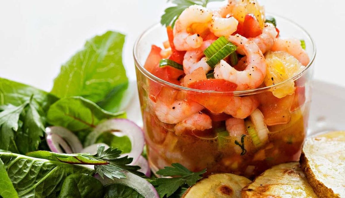 Citrus Marinated Norwegian Prawns