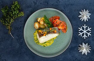 Norwegian clipfish with christmas spices