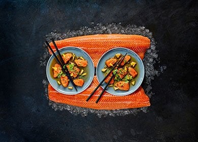 Fjord Trout Sashimi with Ponzu Sauce