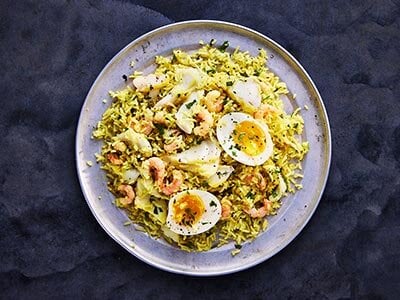 Norwegian smoked haddock kedgeree