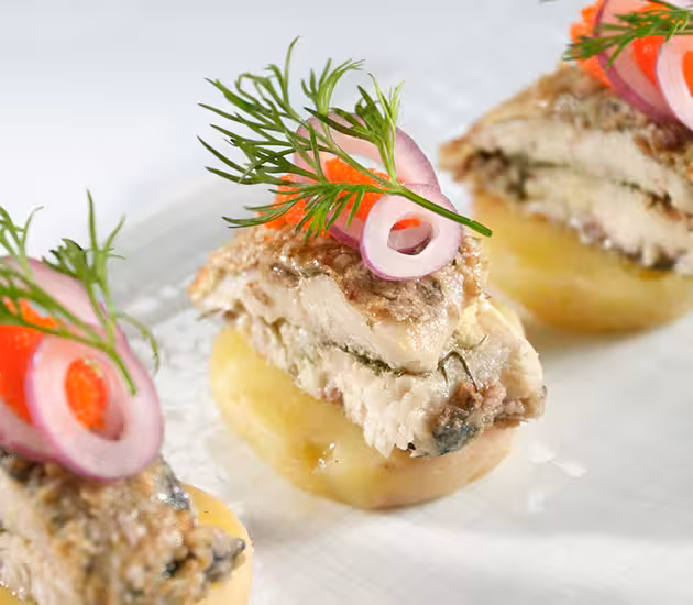 Rye Flour Breaded Pickled Herring