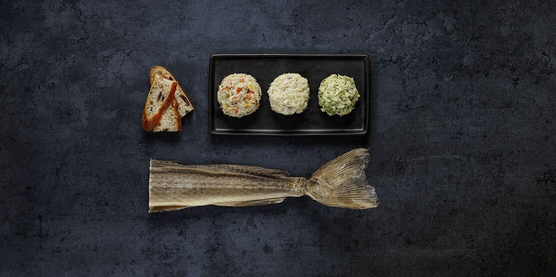 Bacalà mantecato three ways